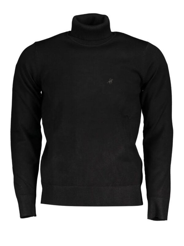 U.S. Grand Polo Black Nylon Sweater