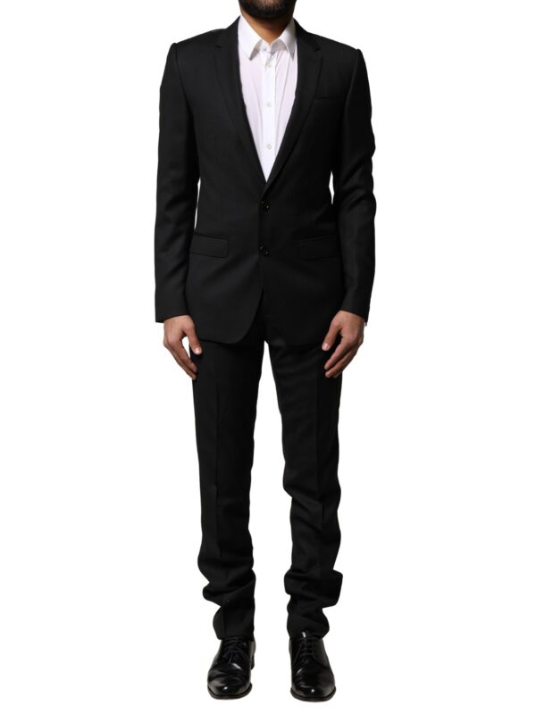 Dolce & Gabbana Blue MARTINI Wool Formal 2 Piece Suit