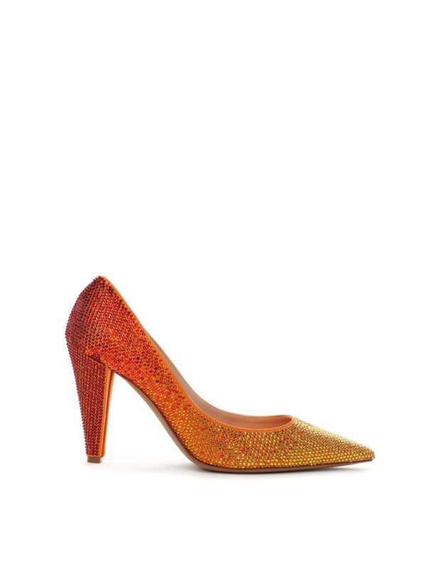 Alexandre Vauthier Bicolor Leather And Satin Pump