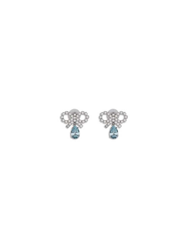 Self-Portrait Dangling Earrings with bows