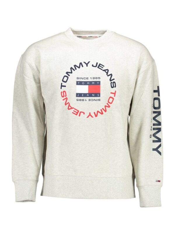 Tommy Hilfiger Gray Cotton Sweater