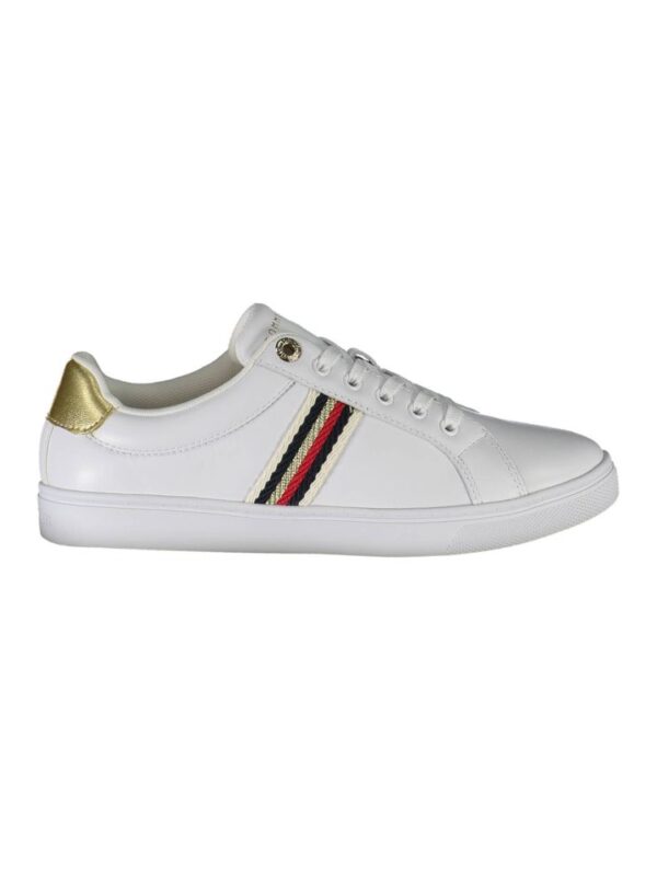 Tommy Hilfiger White Polyester Sneaker