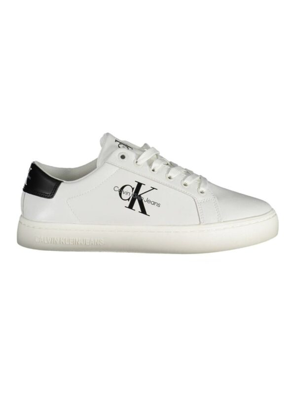 Calvin Klein White Polyester Sneaker