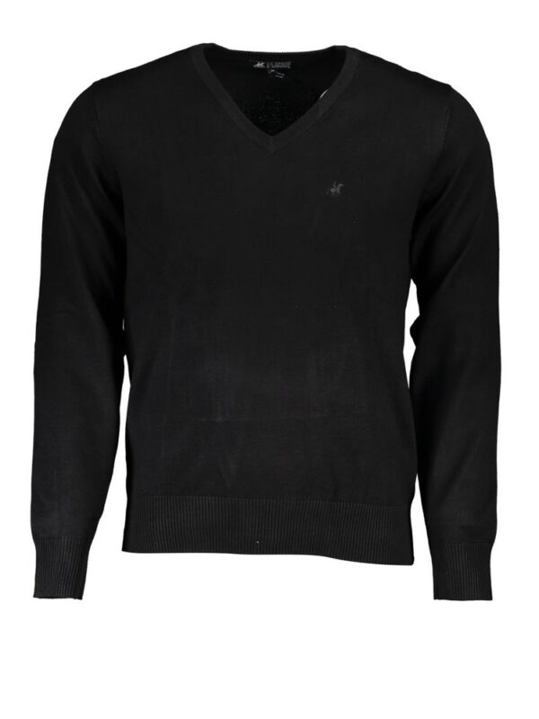 U.S. Grand Polo Black Nylon Sweater