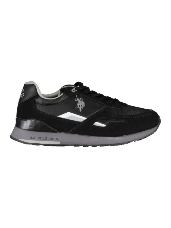 U.S. POLO ASSN. Black Polyester Sneaker