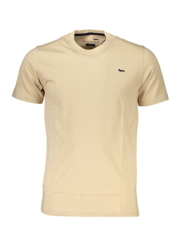 Harmont & Blaine Beige Cotton T-Shirt