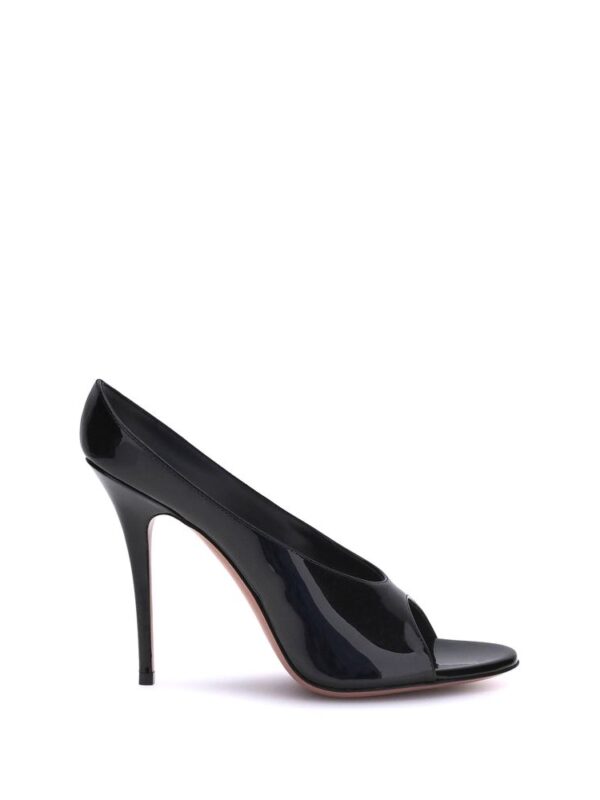 Amina Muaddi Anok leather Sandals