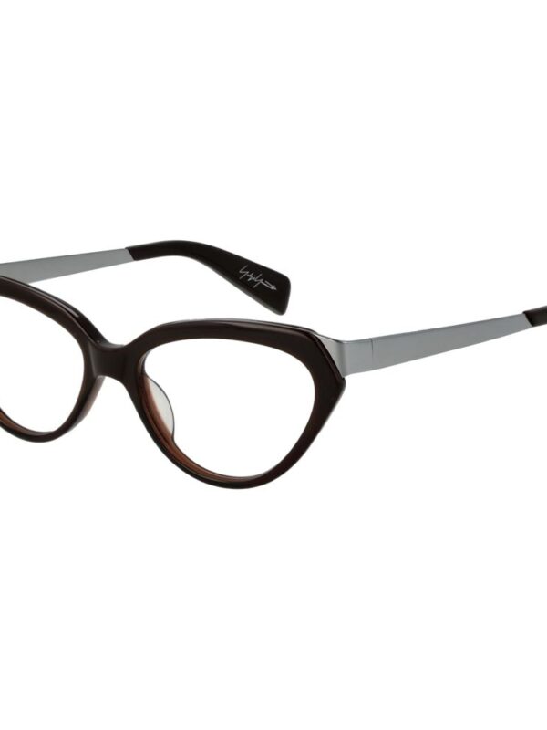 Yohji Yamamoto Brown Unisex Optical Frames