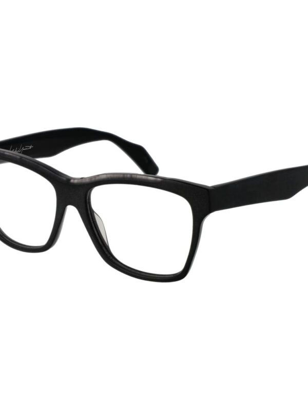 Yohji Yamamoto Black Unisex Optical Frames