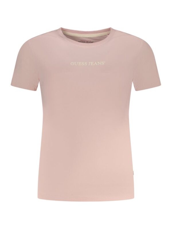 Guess Jeans Pink Cotton Tops & T-Shirt