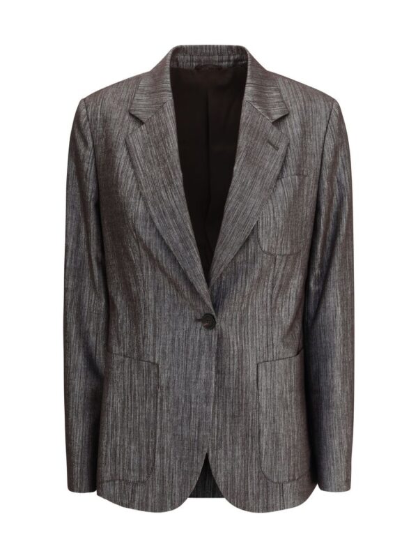 Brunello Cucinelli Lurex fabric Blazer