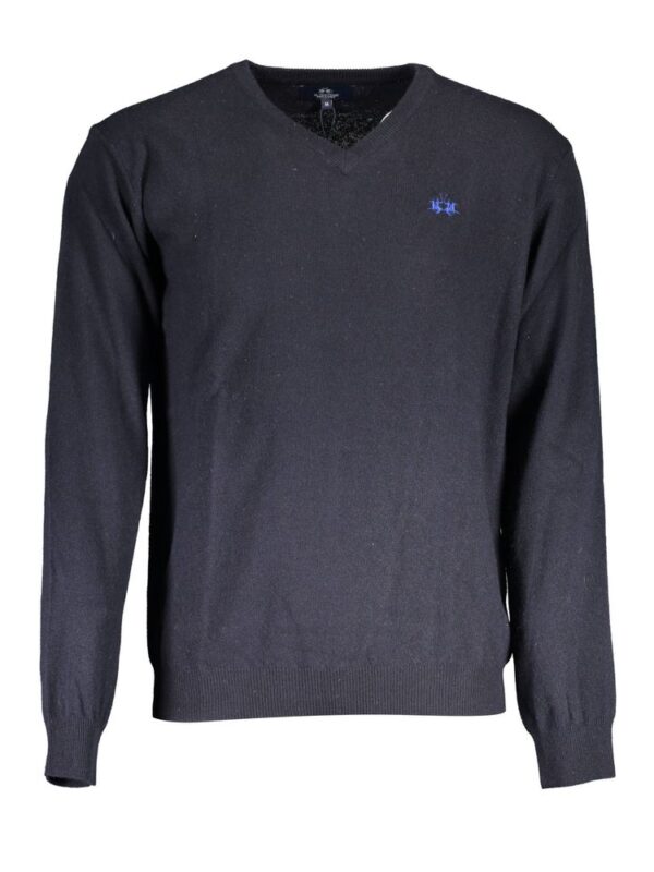 La Martina Blue Wool Sweater
