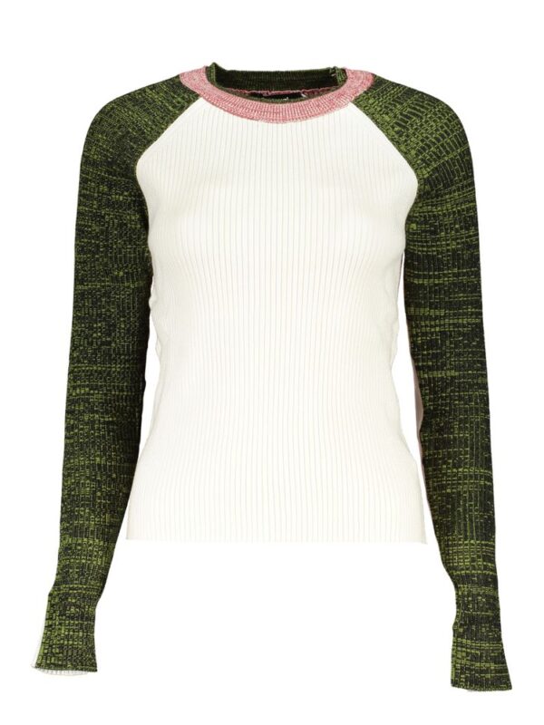 Desigual White Polyester Sweater