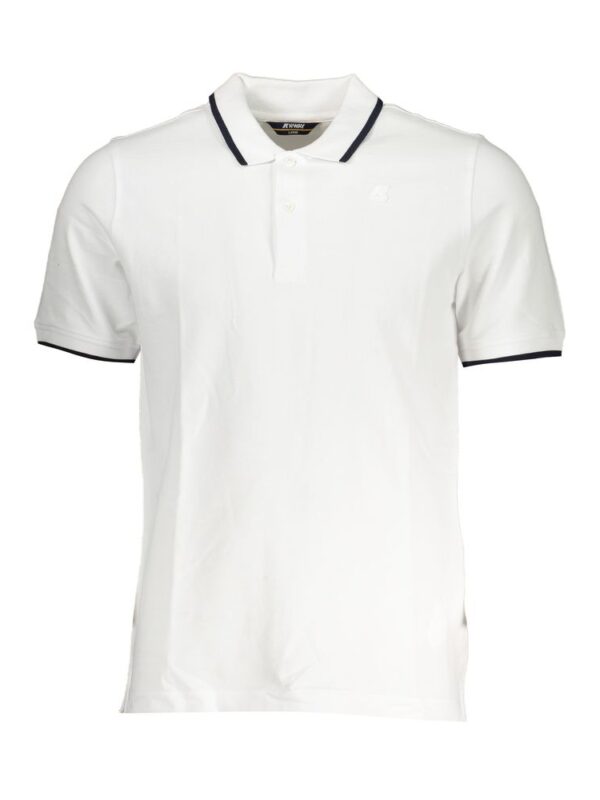 K-WAY White Cotton Polo Shirt