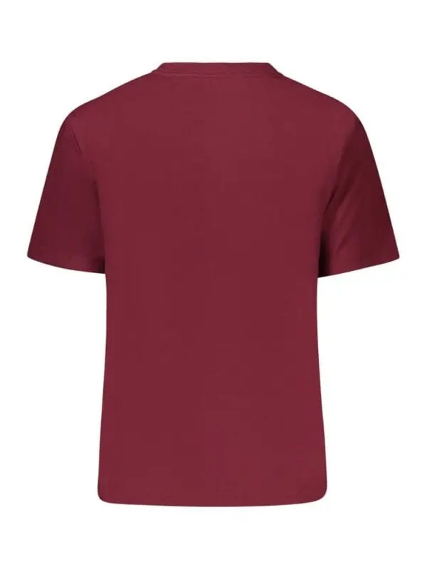 1. Mens maroon crewneck t-shirt made from soft, high-quality fabric for a stylish and comfortable fit. Perfect for casual and everyday wear.