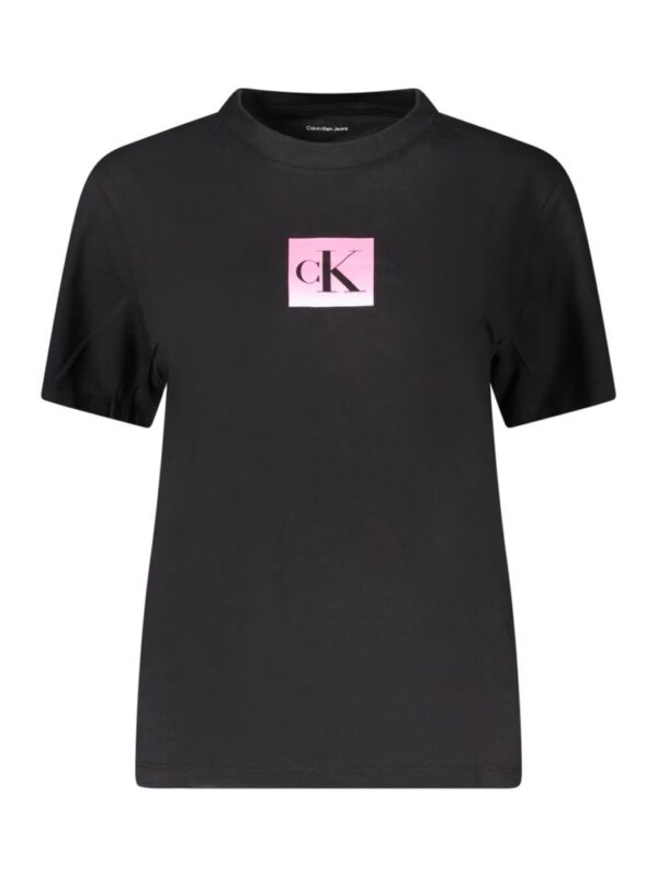 Calvin Klein Black Cotton Tops & T-Shirt