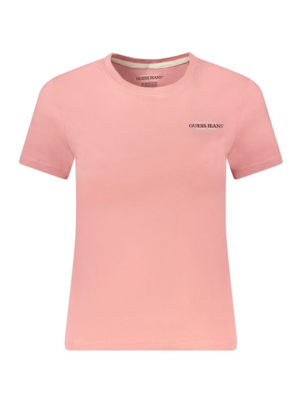 Guess Jeans Pink Cotton Tops & T-Shirt