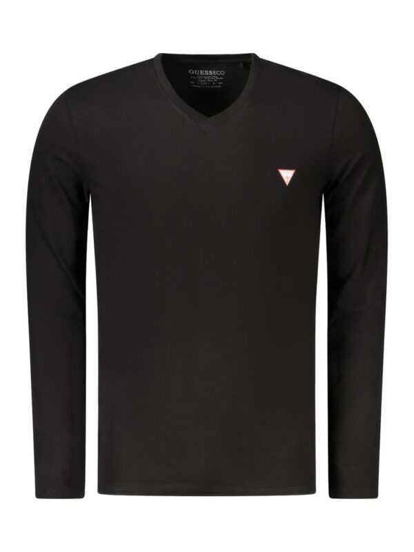 Guess Jeans Black Cotton T-Shirt