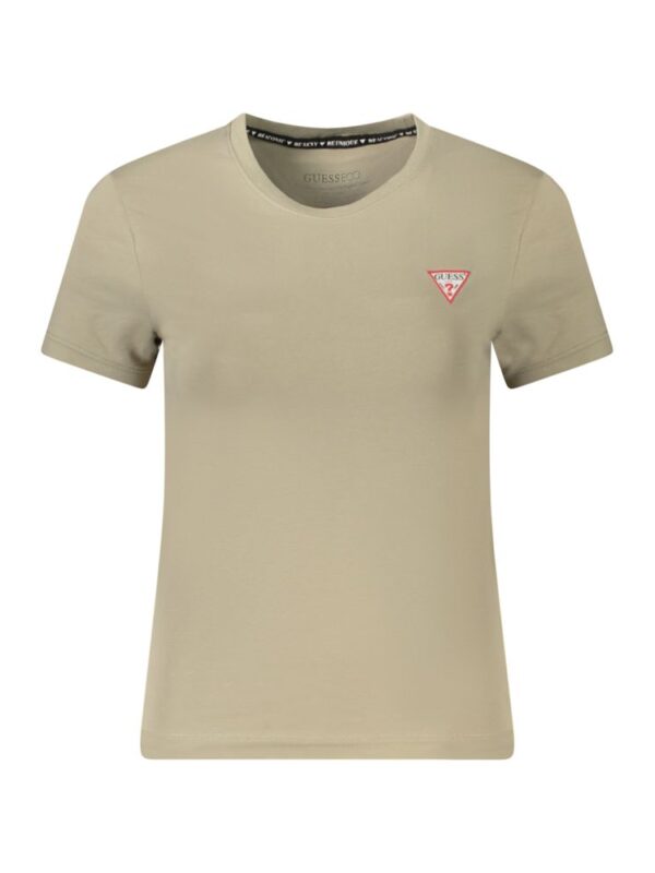 Guess Jeans Beige Cotton Tops & T-Shirt