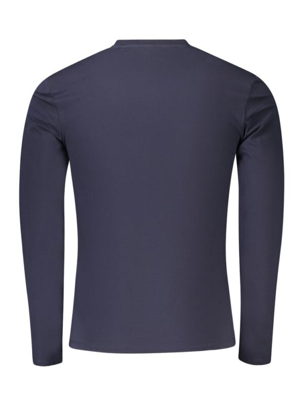 Men's navy long sleeve thermal shirt for cold weather, stylish and comfortable. Perfect for layering or standalone wear during winter, crafted with high-quality fabric for durability and warmth.