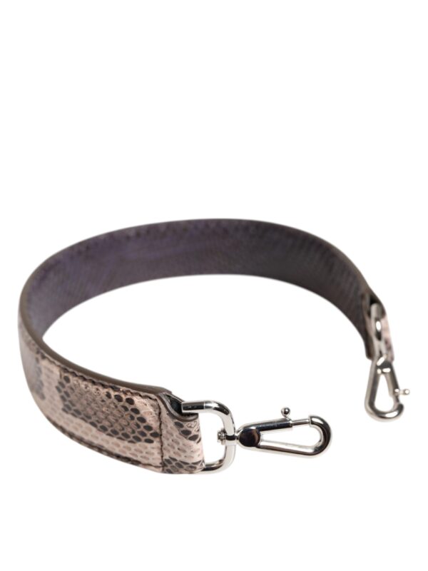 Dolce & Gabbana Beige Exotic Leather Handbag Accessory Shoulder Strap