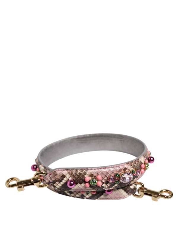 Dolce & Gabbana Multicolor Embellished Handbag Shoulder Strap