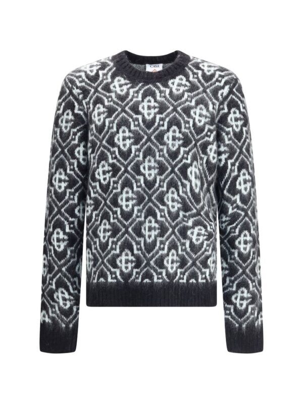 Casablanca Monogram Crew Sweater