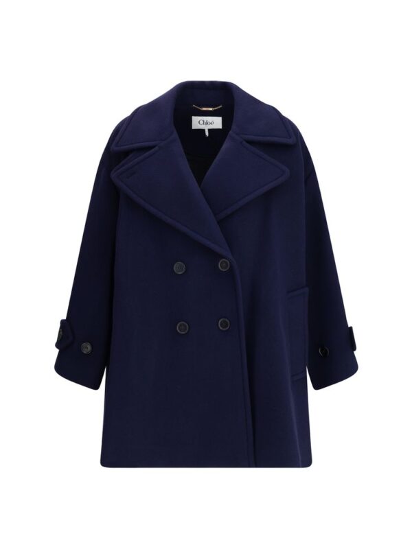Chloé Oversized double breasted wool Coat