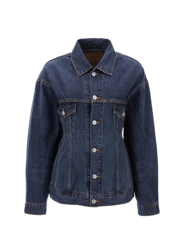 Balenciaga 'Hourglass' Denim Jacket