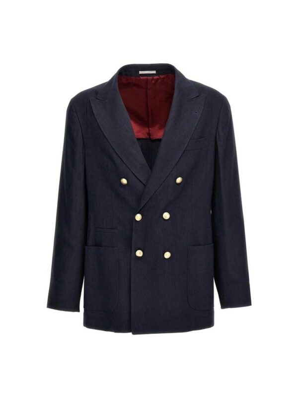 Brunello Cucinelli Linen And Wool Jacket