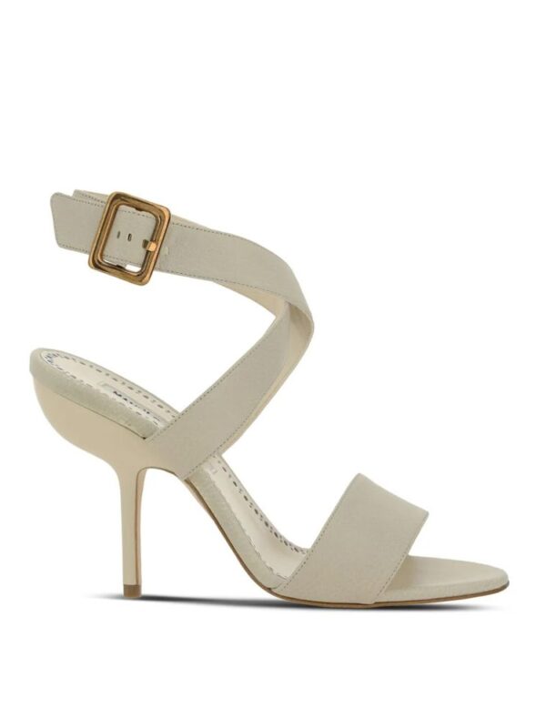 Manolo Blahnik Helua 105 Leather Sandals