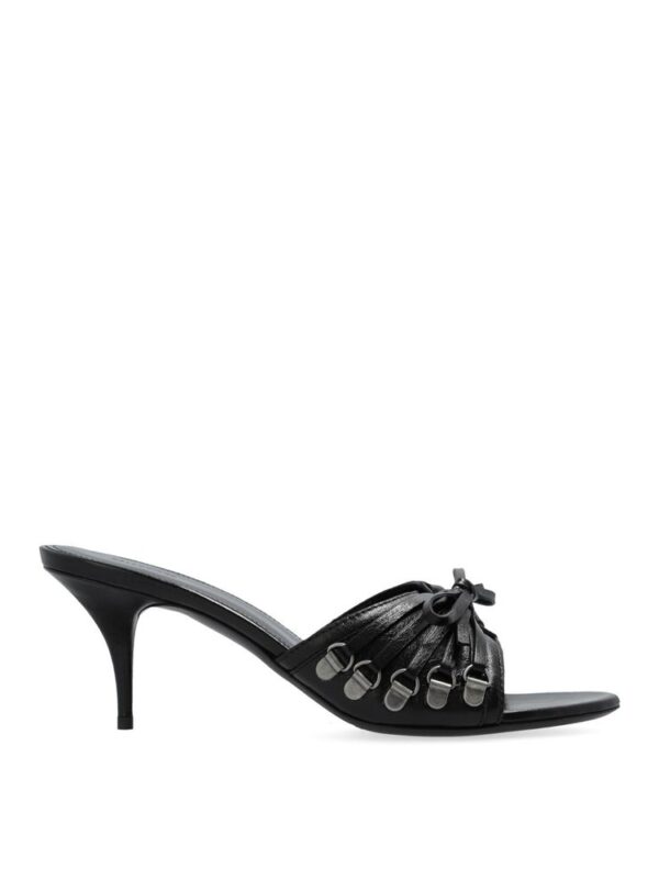 Balenciaga Cagole 70 Leather Sandals