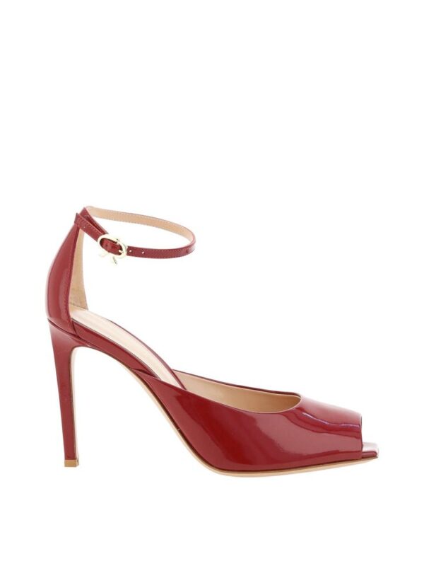 Gianvito Rossi Nuit 95 Glossed-Leather Pumps