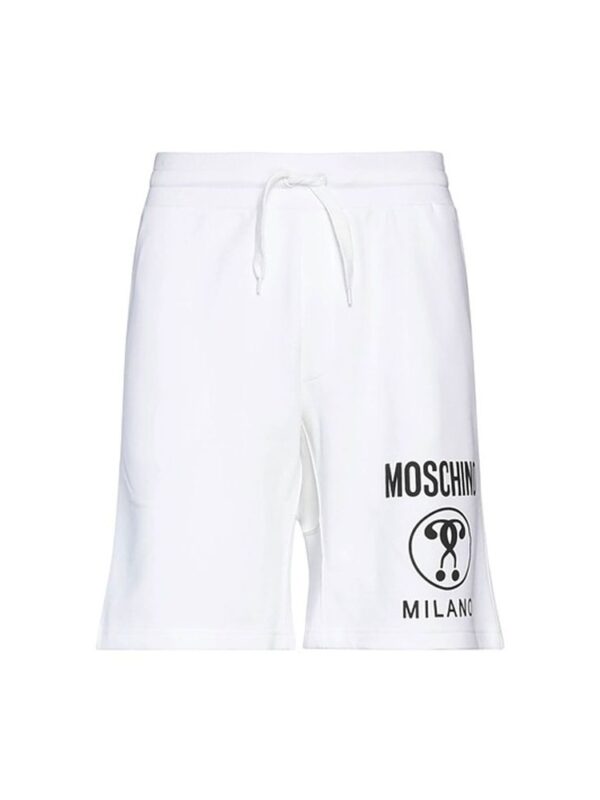 Moschino Couture Cotton Logo Shorts