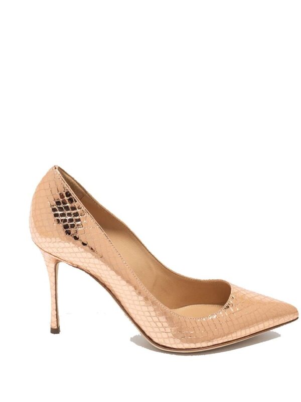 Sergio Rossi Godiva 090 Python Effect Pumps