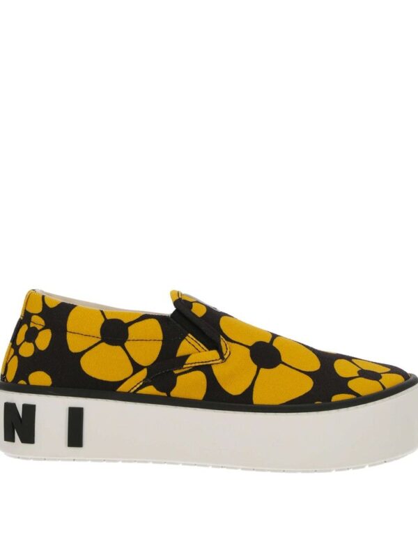 Marni Printed Slip On Sneakers