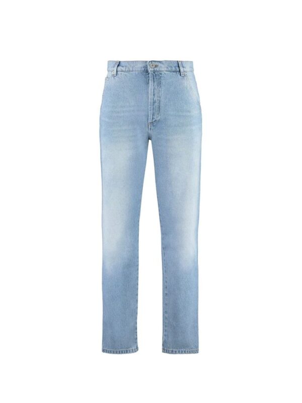 Balmain Cropped Straight Jeans