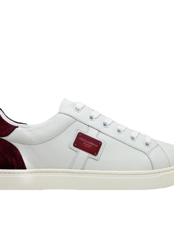 Dolce & Gabbana Logo Leather Sneakers