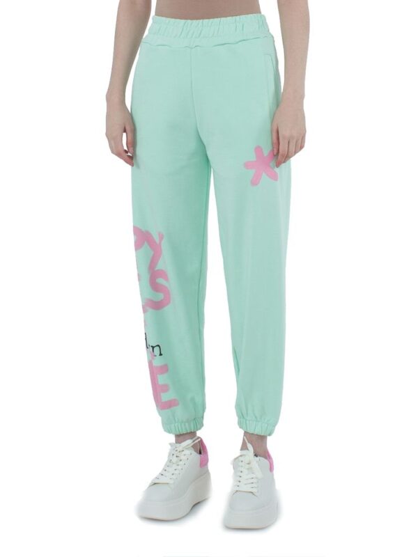 Comme Des Fuckdown Green Cotton Jeans & Pant