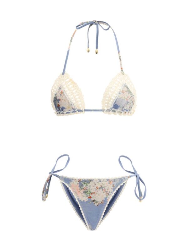 Zimmermann Cascadian Crochet Swimsuit