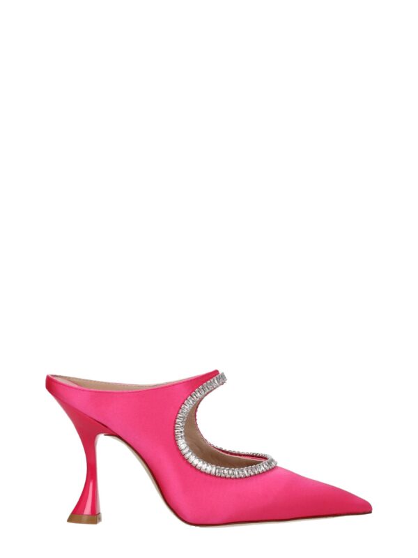 Stuart Weitzman Pink Satin Stiletto Heels Sandals