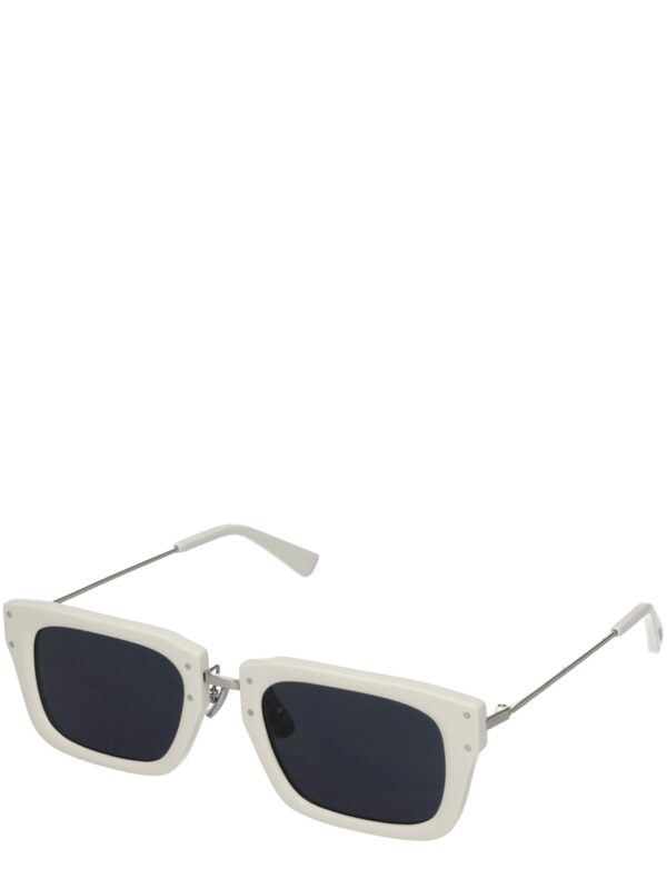 Jacquemus White Acetate Sunglasses