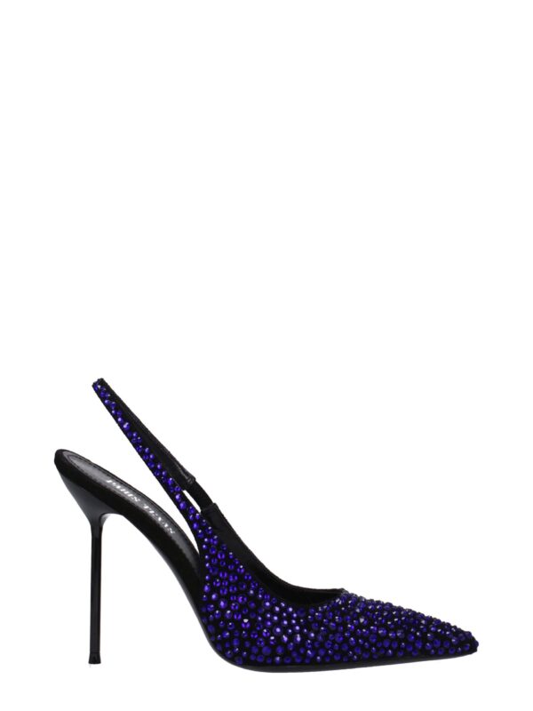 Paris Texas Black Leather High Heel Pumps
