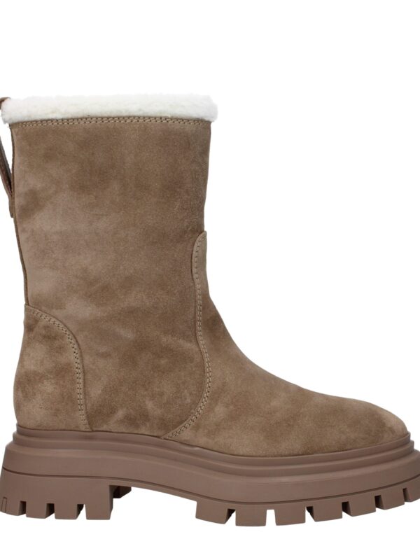 Stuart Weitzman Beige Leather Ankle Boots