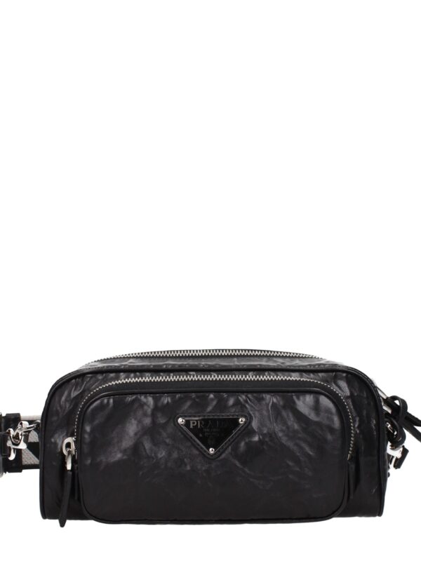 Prada Black Leather Crossbody Bags