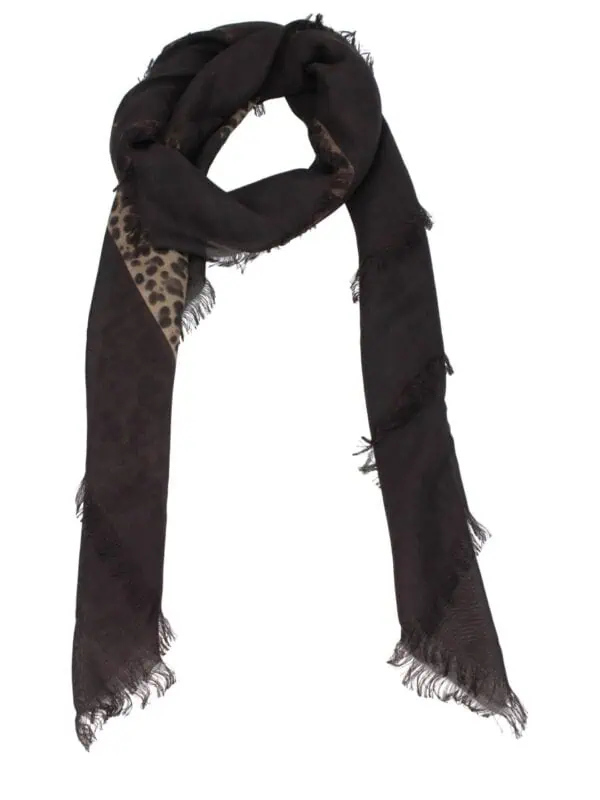 Valentino Garavani Brown Cashmere Foulards