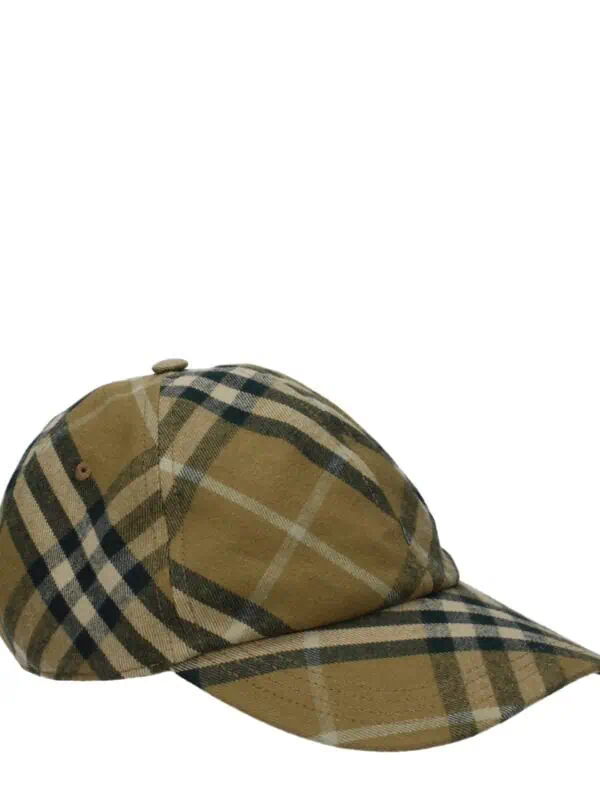 Burberry Green Cotton Caps (Baseball Hat)
