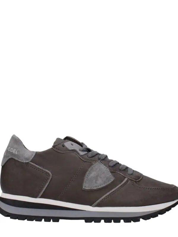 Lux Brands men's casual sneaker with grey and black tones, lightweight sole, and comfortable design for everyday wear. Perfect for sports, walks, or stylish casual outfits.