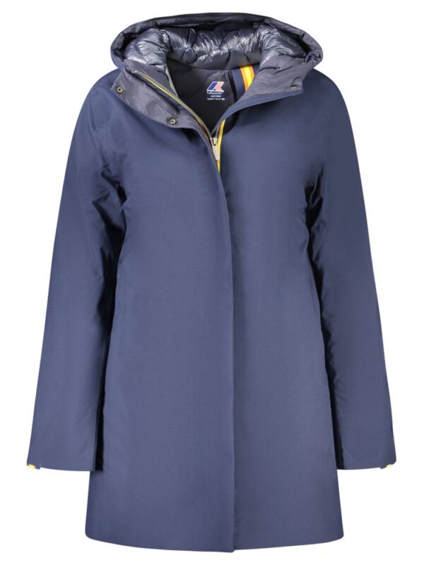 K-WAY Blue Polyester Jackets & Coat
