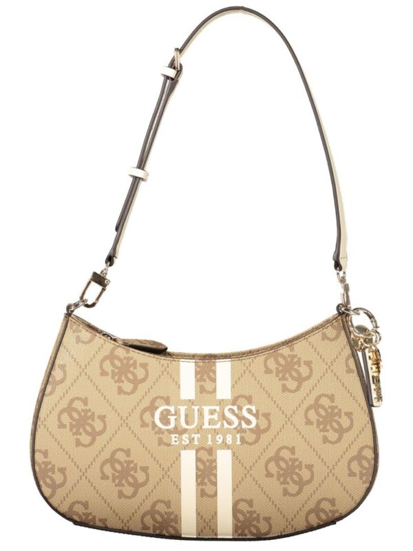 Guess Jeans Beige Polyethylene Women Handbag